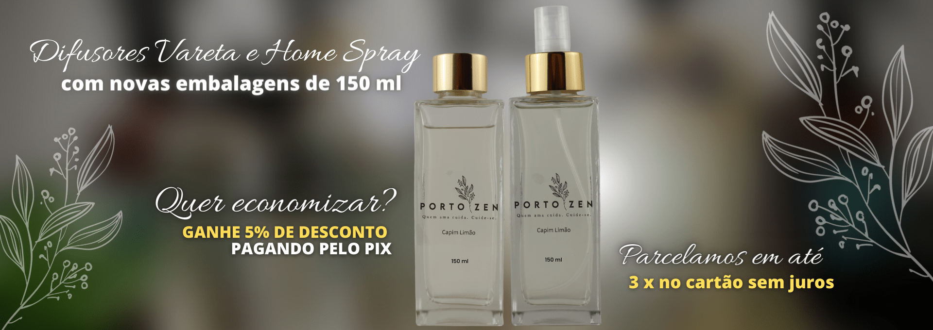 Porto Zen Difusores de Vareta & Home Spray 150ml