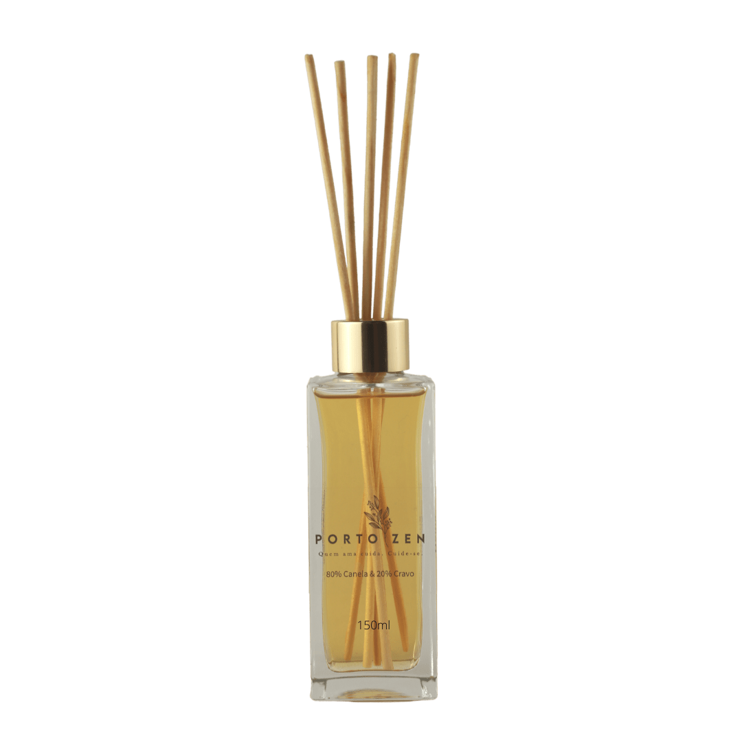 Aromatizante Difusor com 5 Varetas Canela & Cravo Porto Zen - 150ml